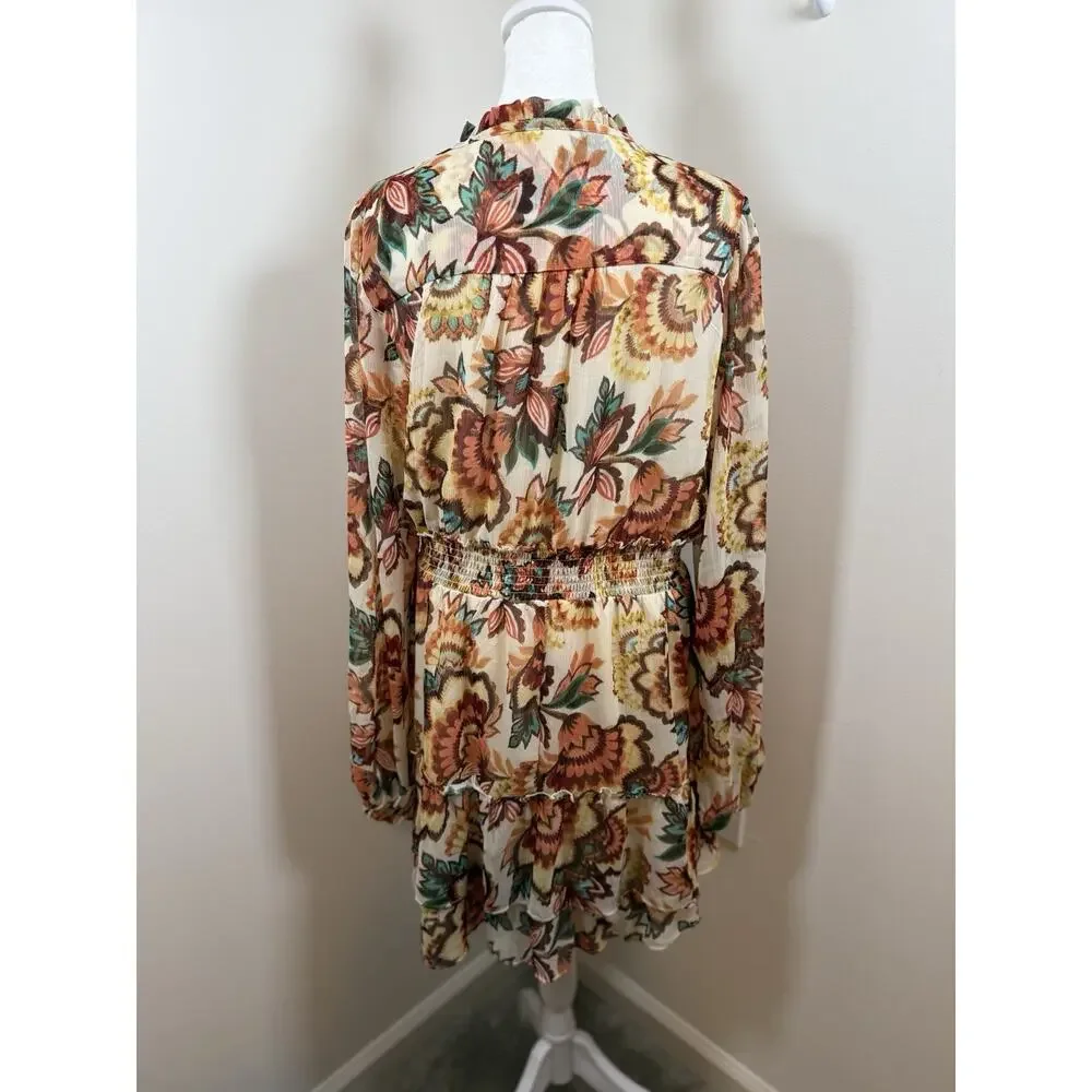 Autres Filles Women’s Dress Women’s Size XL Floral Ruffle Boho Cottagecore - Picture 6 of 11